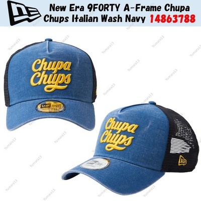 New Era 9FORTY A-Frame Chupa Chups Italian Wash Navy 14863788