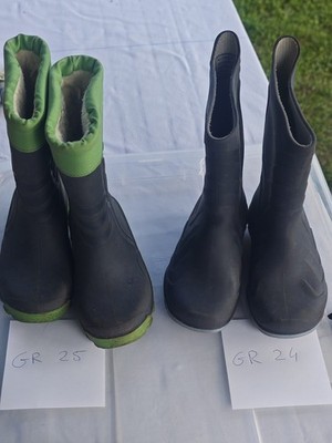 2 paar Schuhe Kinder Gummistiefel Blau  Gr 25  1x gefüttert, 1x ungefüttert 