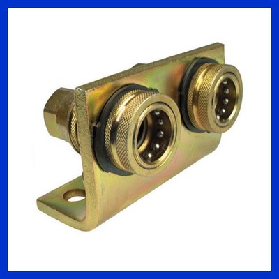 Hydraulikkupplung  doppelte hydraulische Abreisskupplung NW 12 - 15L mit Halter
