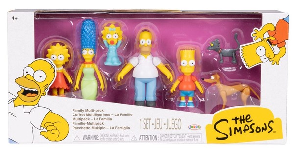 Simpsons Set 7 Figuren Jakks Pacific Jakks Pacific PVC Figurine Sammlung-image
