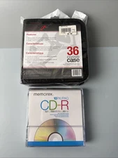 Memorex CD-R 8 Pack 52 X 700 MB 80 Minutes New Discs and paper sleeves blank 