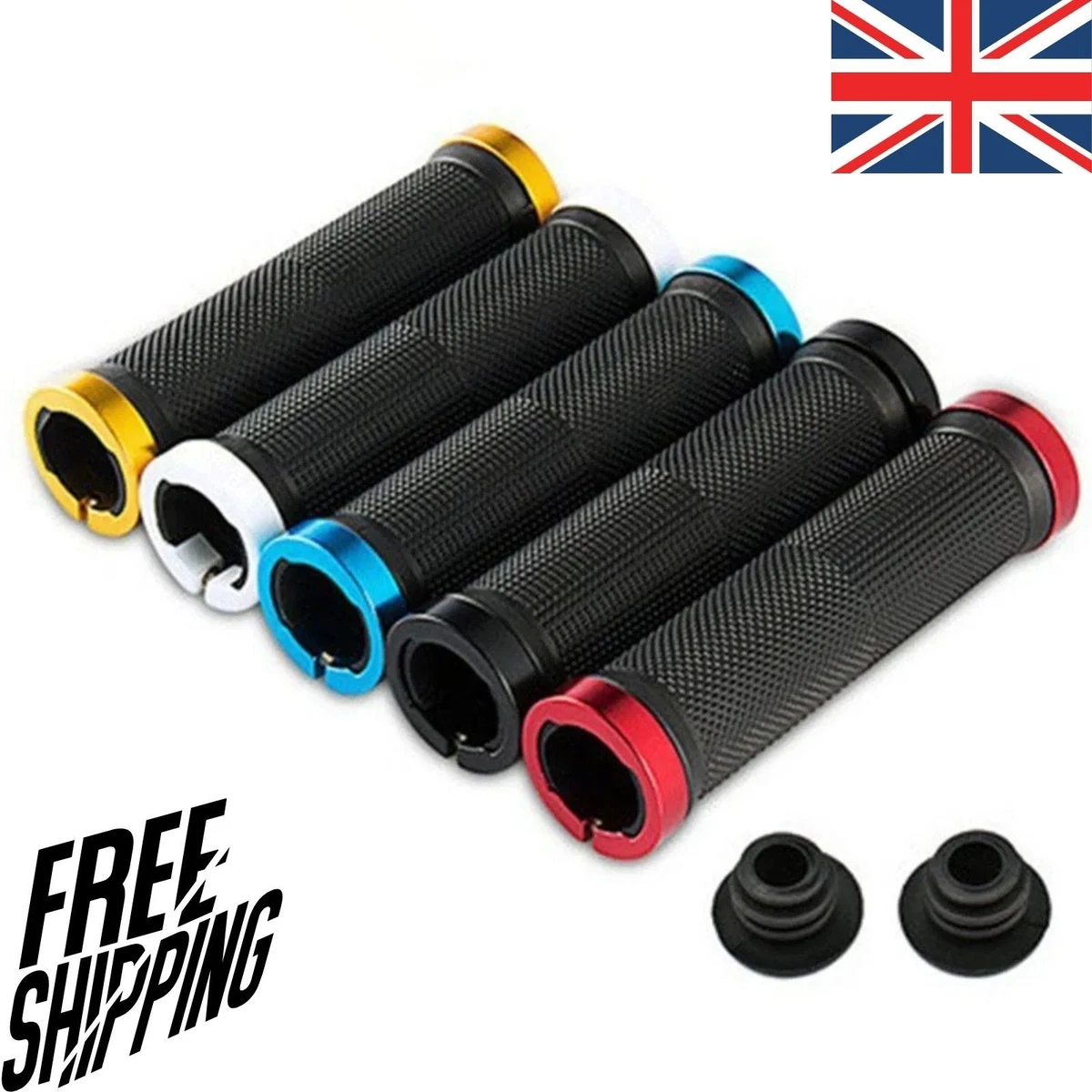 BUCKLOS Bicycle Handle Bar Grips Lock-on Handlebar Grip Silicone MTB Road Bike For Flat Riser Bar Anti Slip Grips 3227059a D59b 46a1 B7db 1b7968c7ba8d.a262083143cb164c2322c5fcd77478f9
