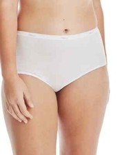 Hanes Originals Women's Brief Underwear, Moisture-Wicking, 6-Pack "100 COTTON"