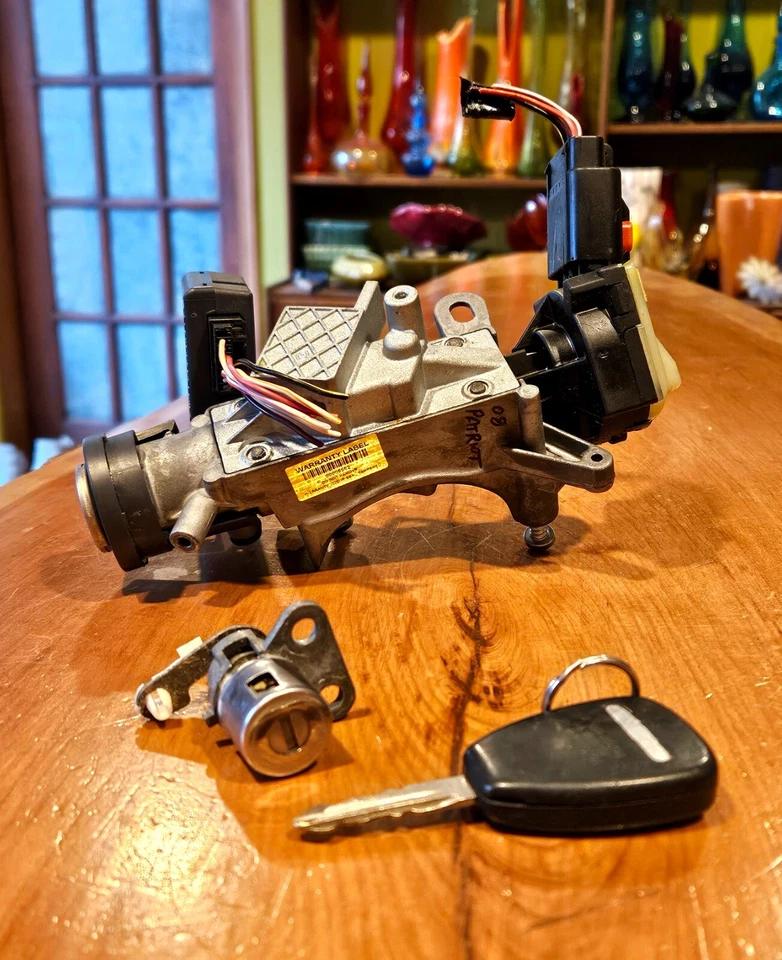 Juego de interruptor de encendido y cerradura de puerta OEM 07-11 Jeep Compass Patriot calibre y 1 llave Foto 3 de 4