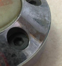 Maxxim Aftermarket Wheel Center Cap Chrome Red Silver 2.625" Diameter MXM10