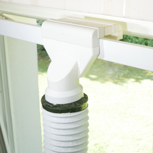 Fenster Abluftschlauch Adapter für Mobile Klimaanlagen oder Trockner Flach - Bild 3 von 11