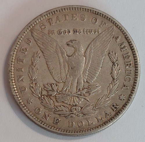 Moneda antigua de 1 dólar de plata Morgan 1893 agradable XF - BAJA 389.000 de colección - Imagen 3 de 4