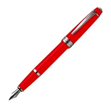 Cross Bailey Light Fountain Pen, Red & Chrome, Fine Nib, New In Box
