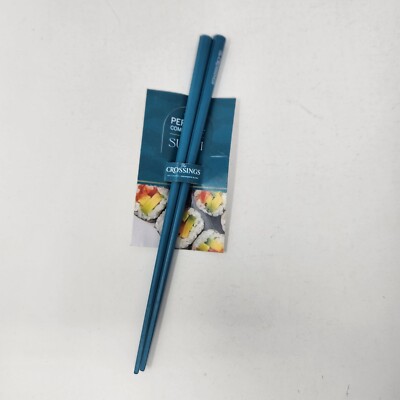 The Crossings Blue Chopsticks Set Reusable Sushi Dining Lightweight