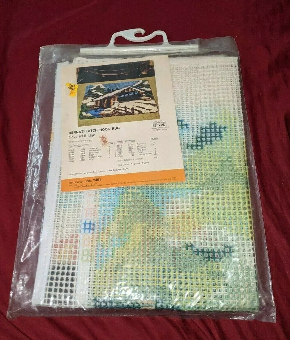 Bernat latch hook rug kits hot sale