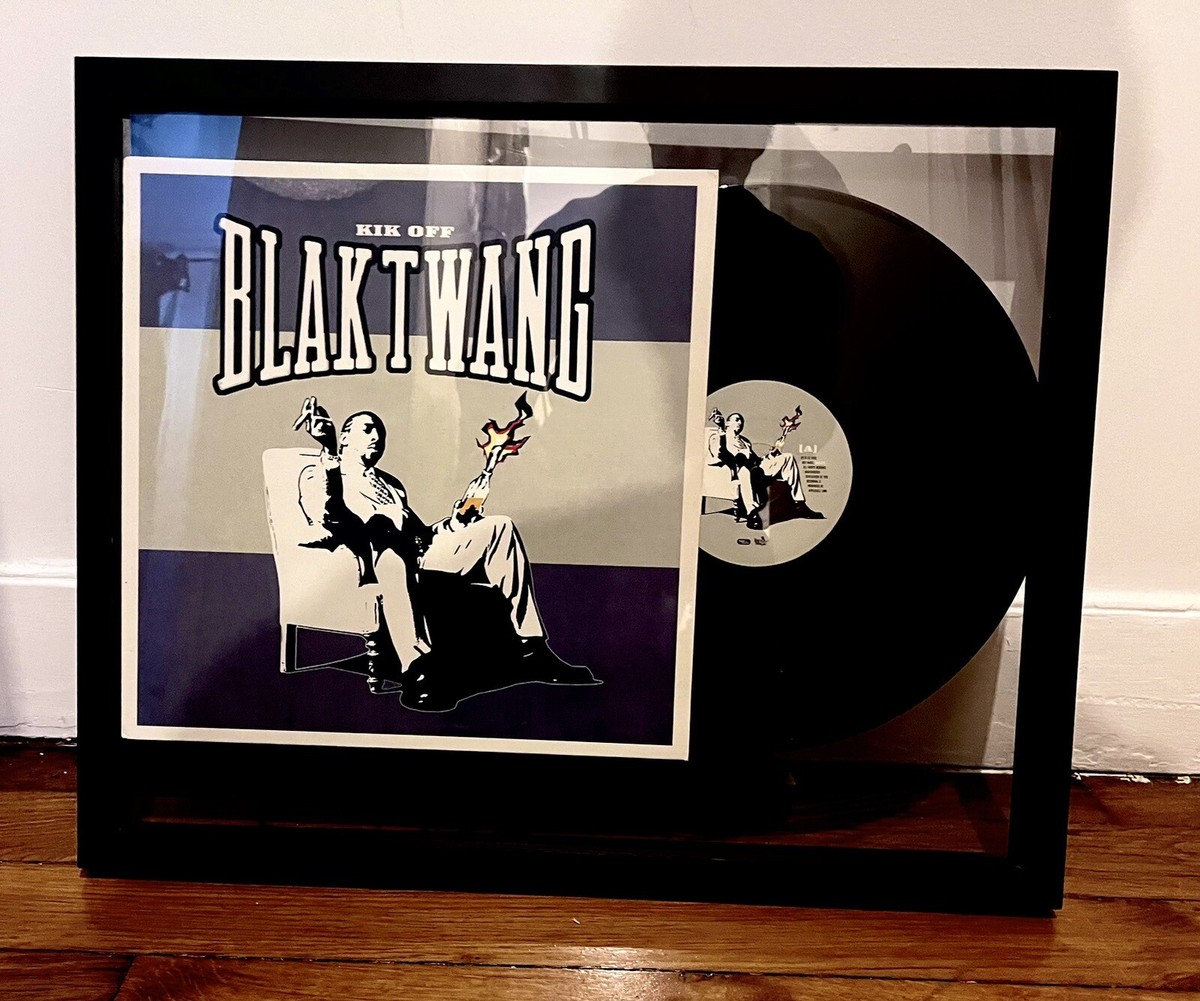 BANKSY ART COVER / VINYL 12'' / Blak Twang - Kik Off