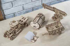 Ugears Set of Addition UGM-11 Truck Mechanical Model Wooden Puzzle Brain Teaser