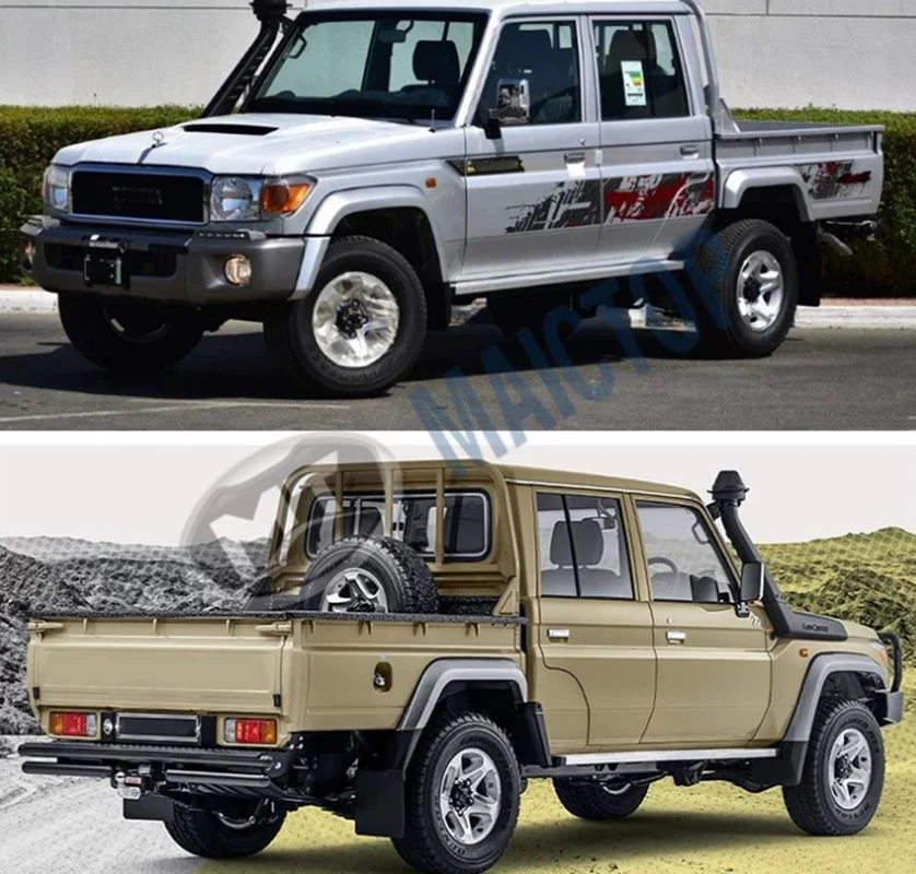 6PCS ABS Plastic Wheel arch decoration mudguard For Toyota Land Cruiser LC79 — 第 2/4 张图片