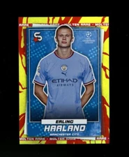 2022 UEFA Club Competitions Superstars Molten Rare Erling Haaland #10 Beauty
