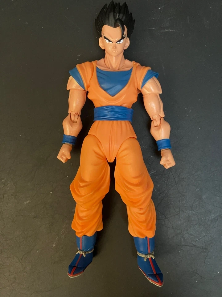 Bandai SHF Ultimate Gohan 1.0 preowned custom reprinted import Japan - Image 4 of 4