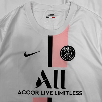 psg jersey white pink