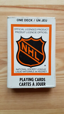 NHL Quebec Nordiques Playing Cards Spielkarten aus Plastik 52 + 2 Joker Hoyle