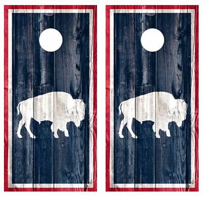 Rolling Rock Beer Cornhole Skin Wrap Decal With Laminate