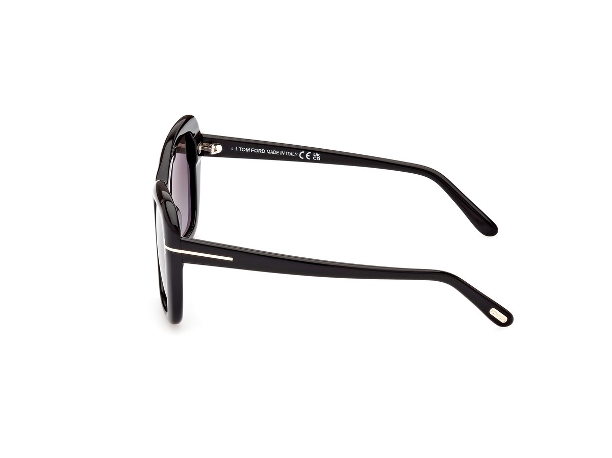 TOM FORD Sunglasses FT1008 Maeve 01B Black smoke Woman | eBay display picture 3
