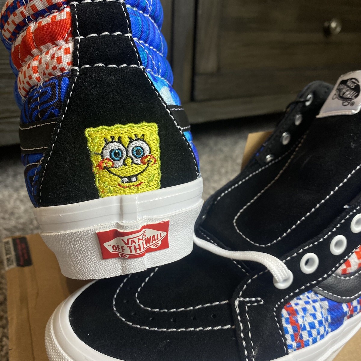 Vans x Spongebob Sandy Liang Sk8-Hi 38 Dx Pw Patchwork Size
