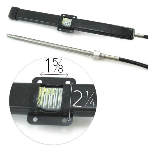 For SeaStar SSC13414 Rack & Pinion 14ft Mechanical Steering Cable Teleflex Marin