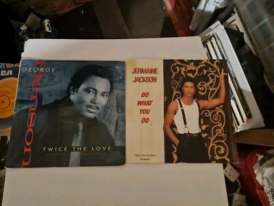 George Benson Twice The Love/ Jermaine Jackson Do What You Do 2X7''VINYL SINGLES