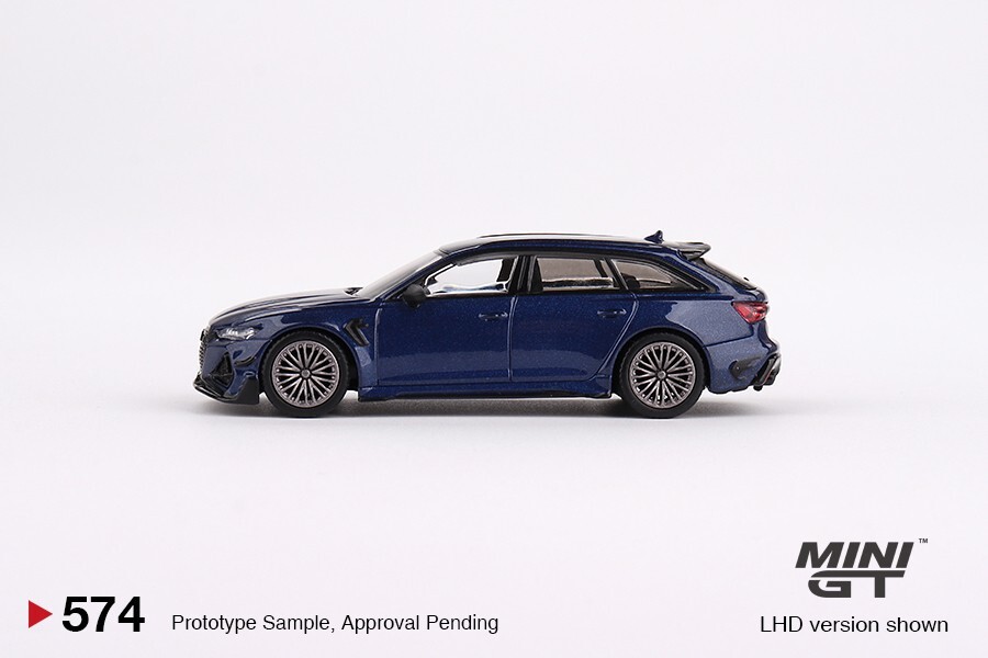 Mini GT ABT Audi RS6-R Navarra Blue Metallic 1:64 Scale MiJO