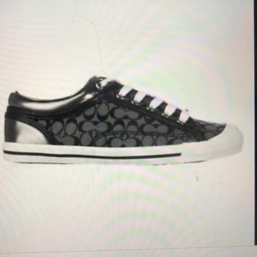 coach francesca sneaker black