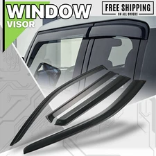 Smoke Window Visor Shade Vent Rain Wind Deflector fit 11-13 Jeep Grand Cherokee