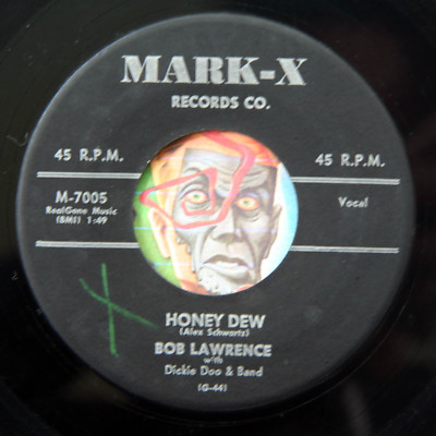 HEAR Bob Lawrence 45 Honey Dew/Come My Little Baby MARKX 7005 EX rockabilly teen