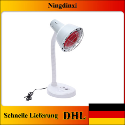 Electric 275W ABS Stainless Steel Table Infrared Lamp Heat Lamp E27 Glass Bulb
