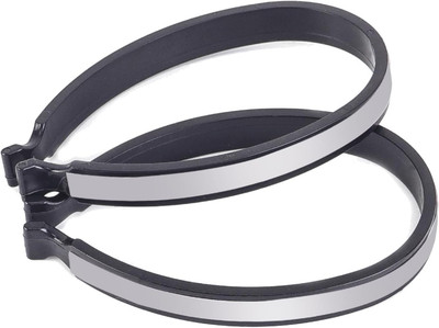 2 Stück Hosenklammer Fahrrad,Reflektierender Hosenband Fahrrad Hosenklammer Hose