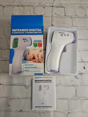 Thermometer NEW Infared Digital Forehead Contactless Color Graded Fever Guidance