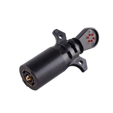 MAXXHAUL 50155 7-Way Blade Trailer Wiring Tester, Black 7 Way Blade