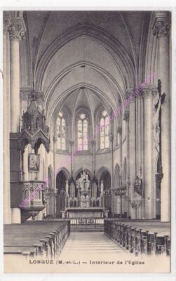 CPA 49160 Langes Inneres der Kirche