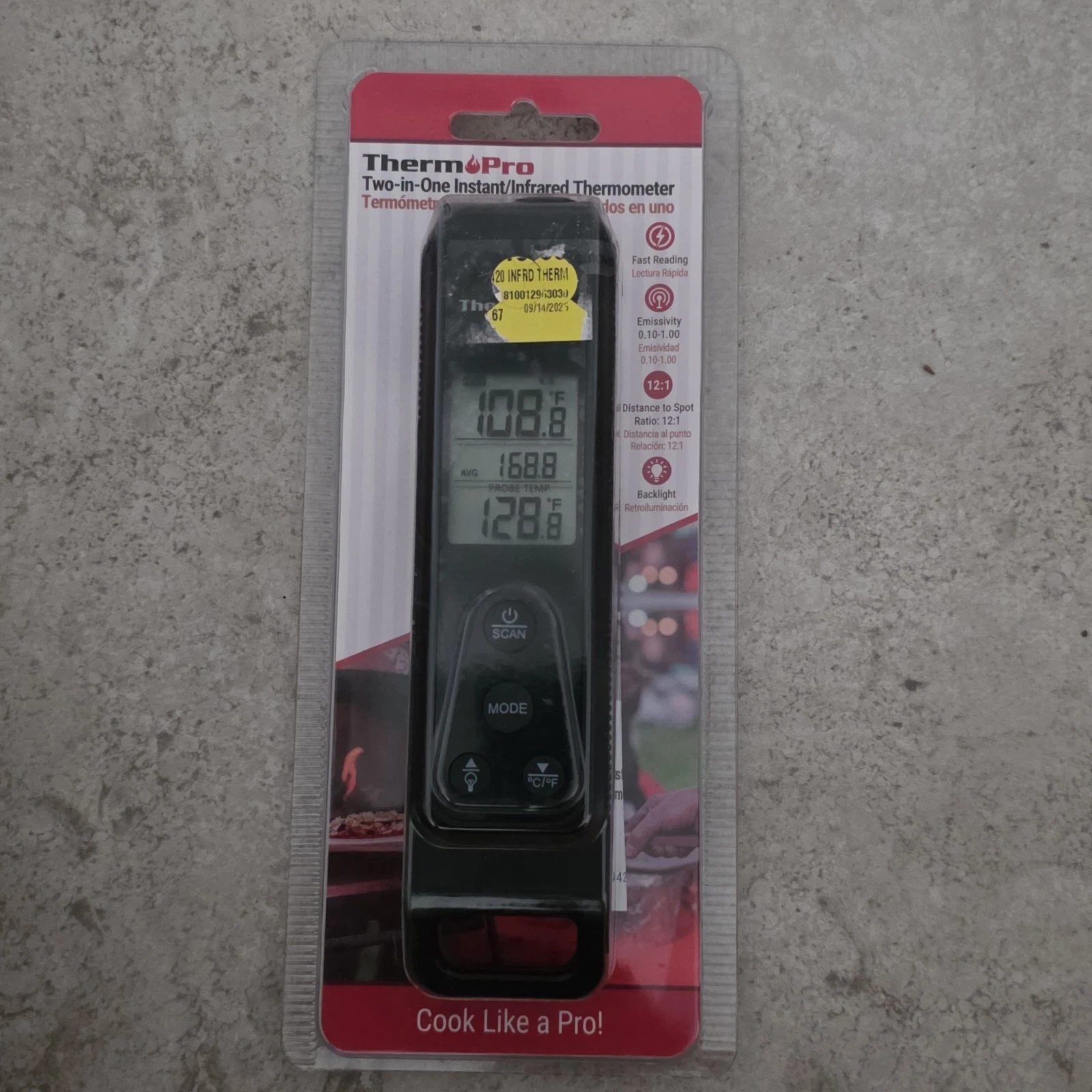 ThermoPro 2in1 Instant Read Thermometer for Cooking,Infrared Thermometer Cooking
Opens in a new wind
