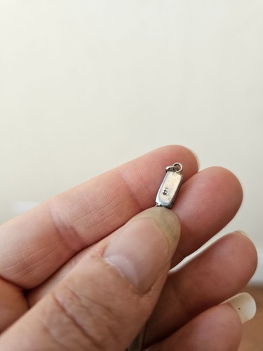 Pulsera de eslabones de plata de ley 925 y lapislázuli - Imagen 4 de 4