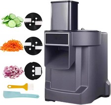 Elektrisch Obst Gemüseschneider Lebensmittelschneider Schneidemaschine 3-In-1