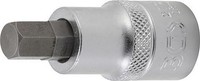 "Bgs Bit-Einsatz - LäNge 55 Mm - Vierkant 1/2\" - Innensechskant 3/8\""