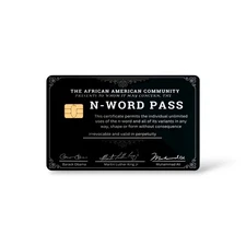 Word Pass Credit Card Sticker Debit Card Skin Cover