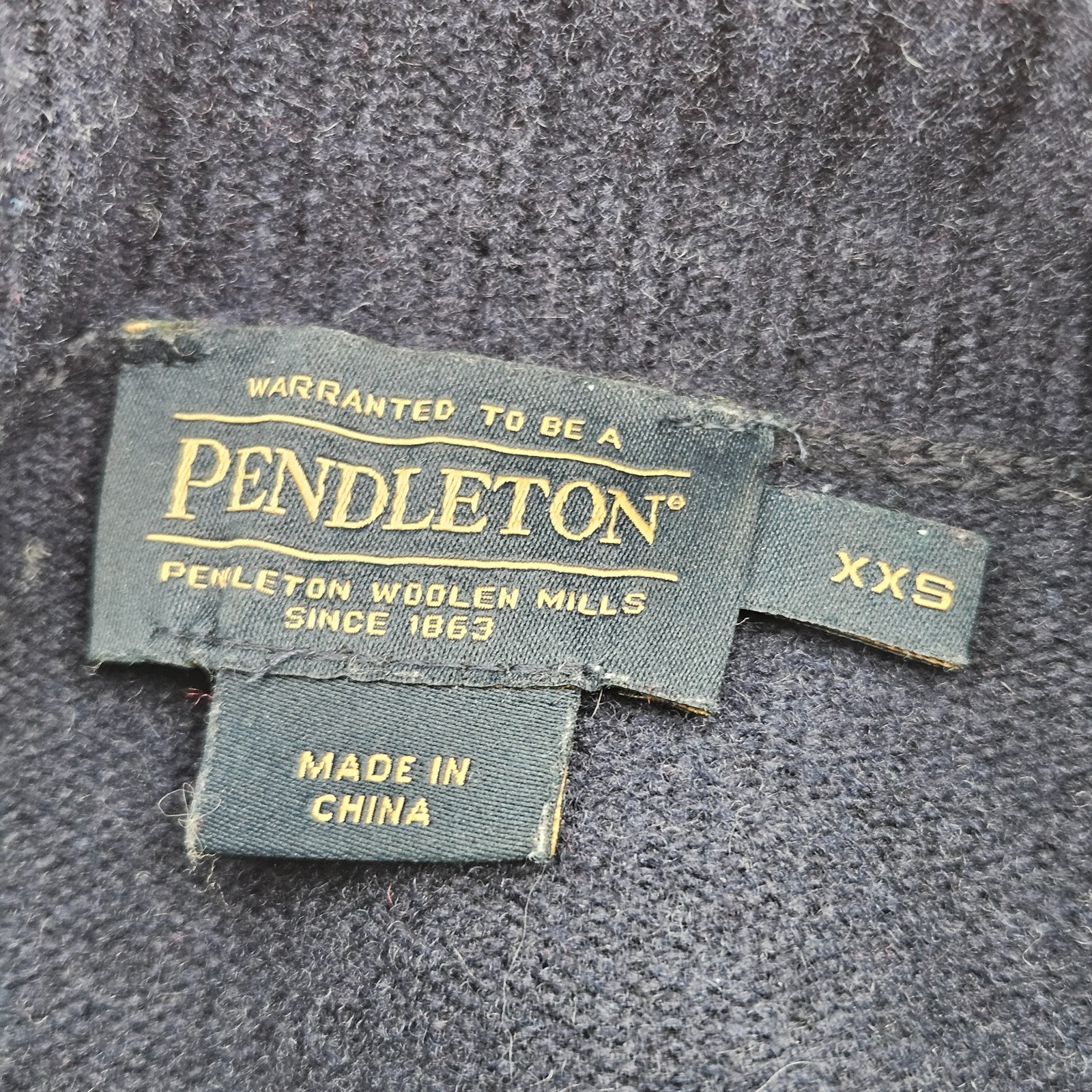 Pendleton Camp Striped Lambs Wool Turtleneck Swea… - image 15