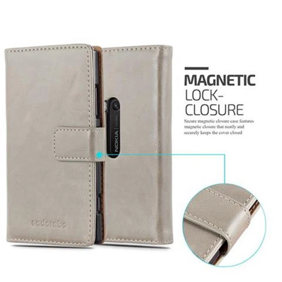 Funda para Nokia Lumia 920 Protección Billetera Cubierta Magnética Lujo Libro Foto 2 de 4