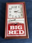 Vintage Drink BIG RED Clock Hanover Clock Works