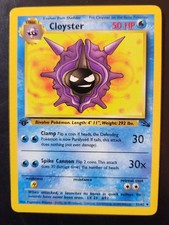 Uncommon Cloyster Pokemon Card - Fossil Set 32/62 - First Edition on eBay