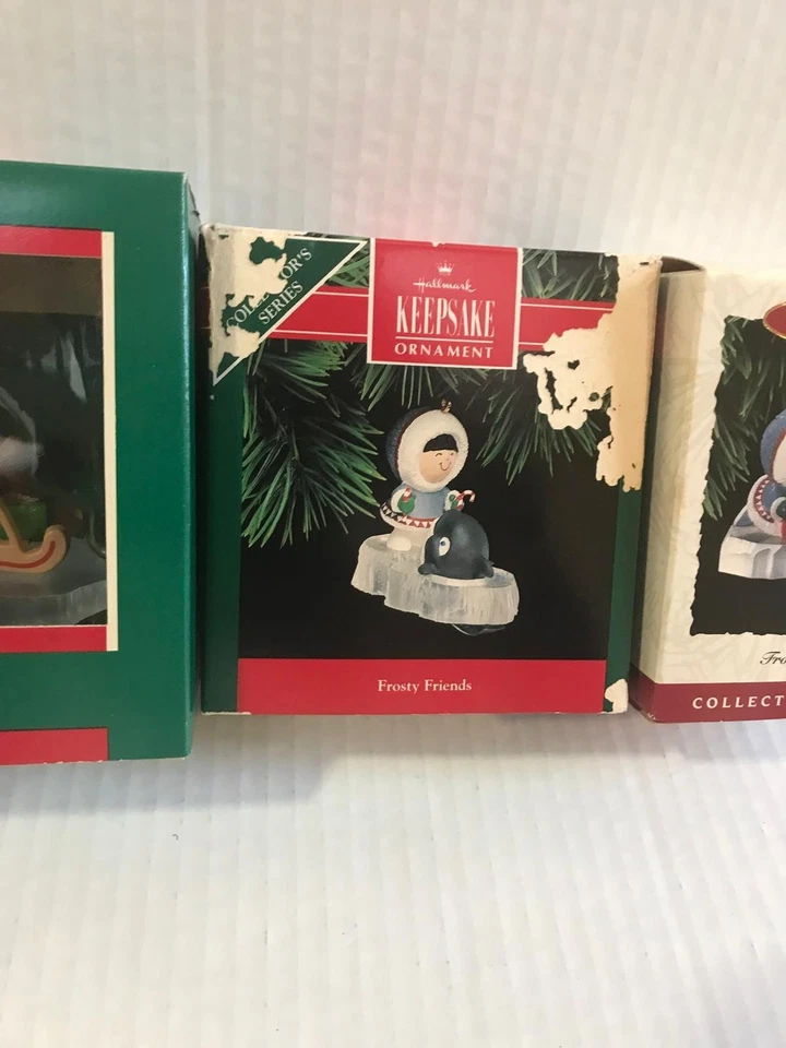 Lot of 4 Hallmark Keepsake Ornaments Frosty Friends Series Collectible - Image 4 of 4