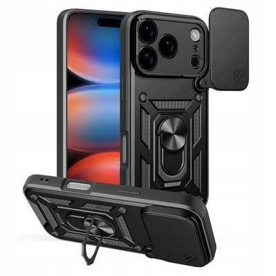 Für Apple iPhone 17 Pro - SLIDE Tasche Hülle Handy Camera Etui Cover Case SCHWAR