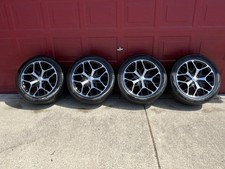 21 Oem Jeep Grand Cherokee L Summit 21 Machined Black Wheels And Tires Lnew