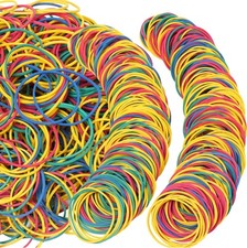 Rubber Bands Size16 Elastic Rubber Band 16 Multicolour 500Pcs rubber bands offi