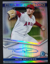2020 Bowman Chrome Draft Class of 2020 Reid Detmers Los Angeles Angels /250