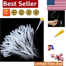 Extremely Narrow Glue Applicator Tips - 200 Piece Set for Accurate Dispensing